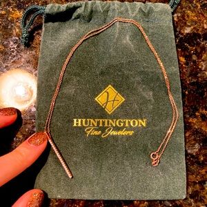 NWOT Delicate Rose Gold Necklace